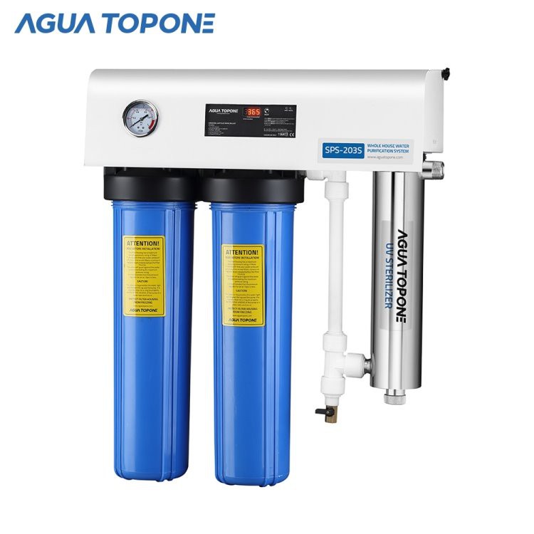 2-Stage Countertop Water Filter in Clear